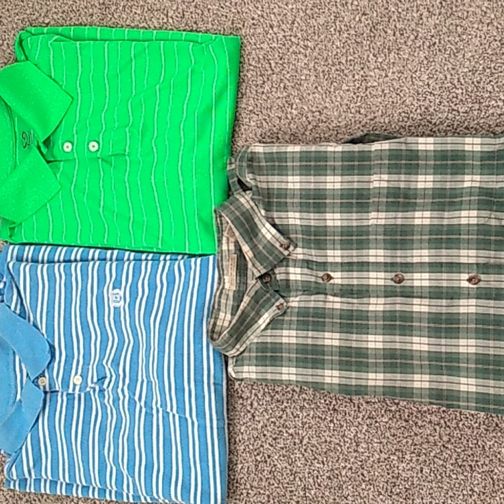3 mens shirts, L/XL